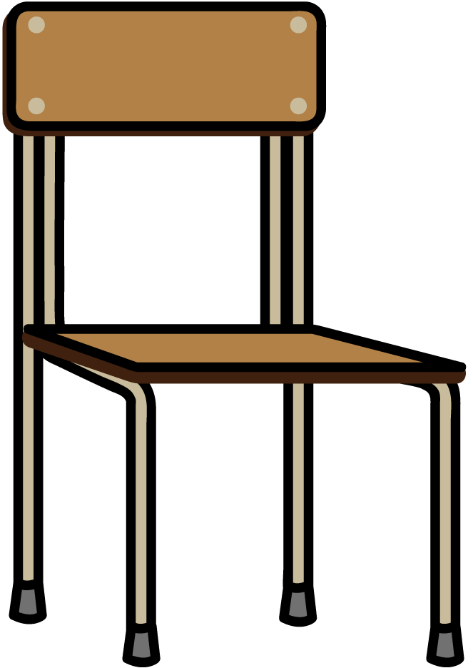 学校の椅子のイラスト素材 Veglキャラクターイラスト素材
