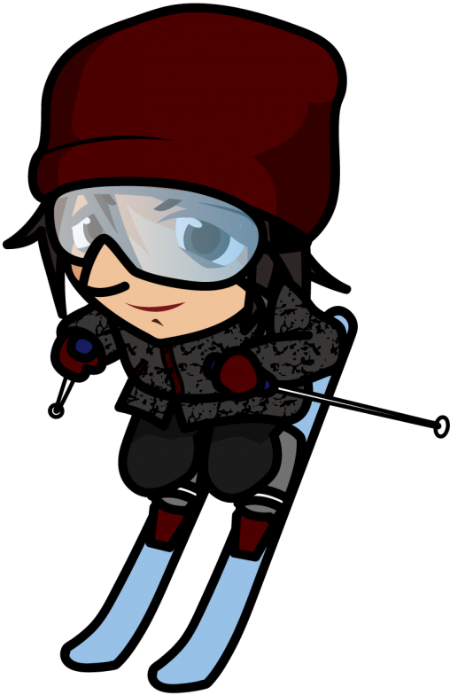 スキー Veglキャラクターイラスト素材 スキー Veglキャラクターイラスト素材