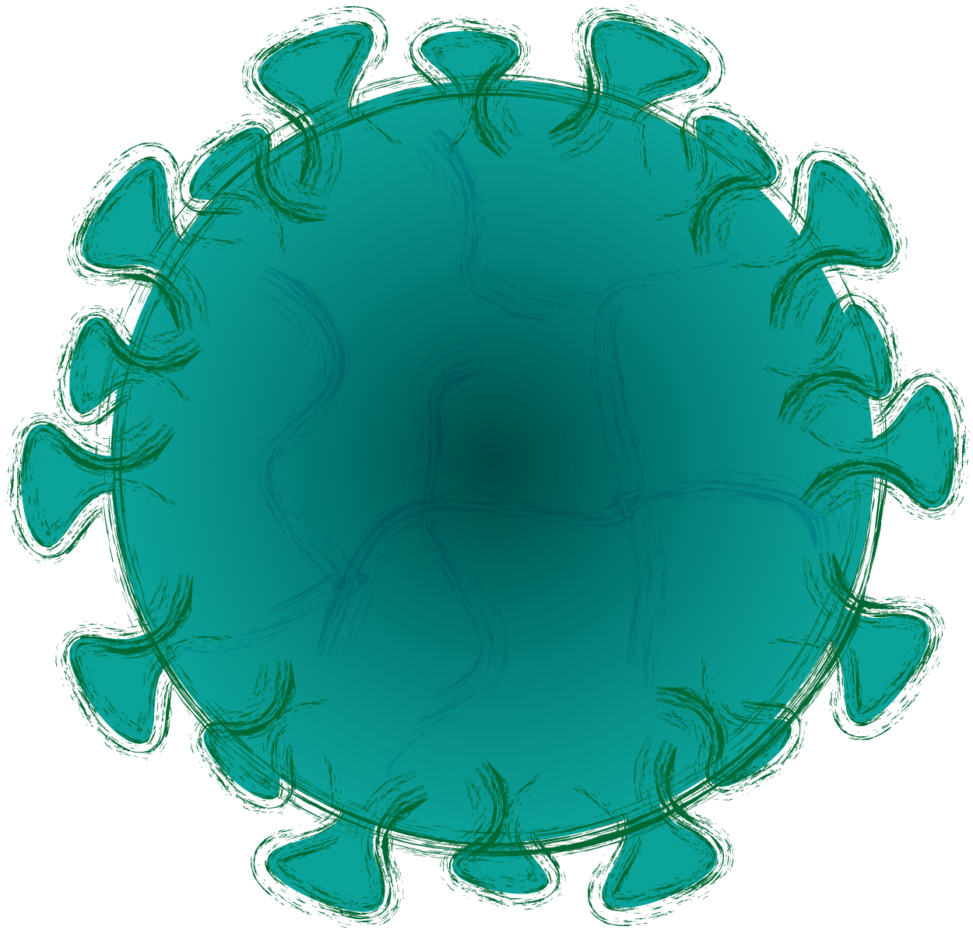 緑色のウイルス